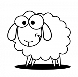 sheep clipart black and white - Google Search | glass | Pinterest ...