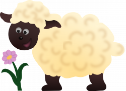 Clipart - Happy Sheep
