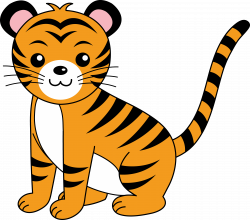 Cute Tiger Clipart at GetDrawings.com | Free for personal use Cute ...