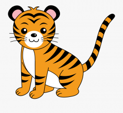 Zoo Clipart Jungle - Cute Tiger Clipart #80666 - Free ...
