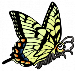 Animals Clip Art by Phillip Martin, Tiger Swallowtail Butterfly