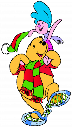Winnie the Pooh and Piglet Winter PNG Clip Art - Best WEB Clipart