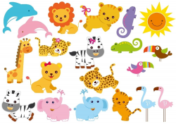 48+ Clipart Zoo Animals | ClipartLook