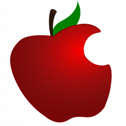 28+ Collection of Bitten Apple Clipart | High quality, free cliparts ...