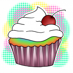 Rainbow Cupcake by SupernaturalTeaParty on DeviantArt