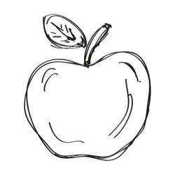 Simple Doodle of AN Apple premium clipart - ClipartLogo.com