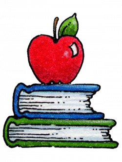 Student School Paper Drawing Clip art - Books and apple 600*800 ...