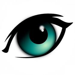 animated eyes | Blue Cartoon Eye clip art | set design and costumes ...