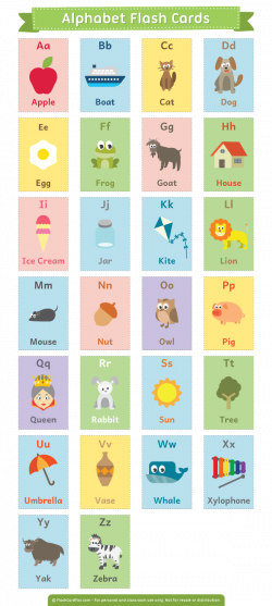 Free printable alphabet flash cards. Download them in PDF format at ...