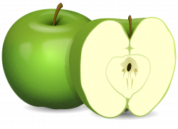 28+ Collection of Apple Cut In Half Clipart | High quality, free ...