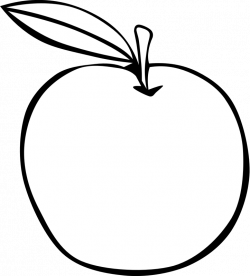 Clipart - Simple Fruit Apple