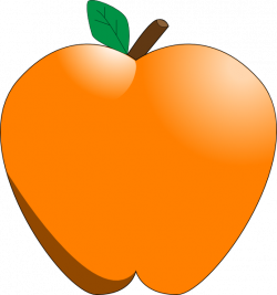 Orange Apple Clip Art at Clker.com - vector clip art online, royalty ...