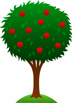 Apple Tree Design - Free Clip Art