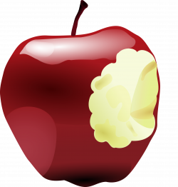 Clipart - Apple with Bite
