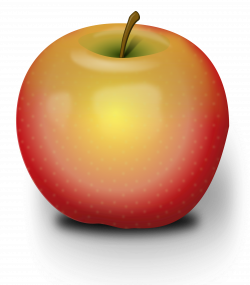 Clipart - Photorealistic Red Apple