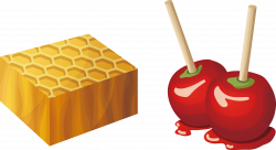 Candy apple Caramel apple Fruit salad Clip art - Cheese and sugar ...