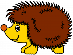 Hedgehog clipart simple - Pencil and in color hedgehog clipart simple