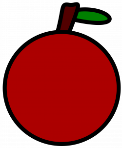 Clipart - Very simple apple