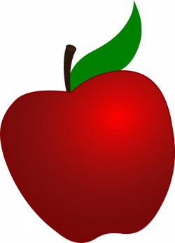 clipartist.net » Clip Art » red apple SVG