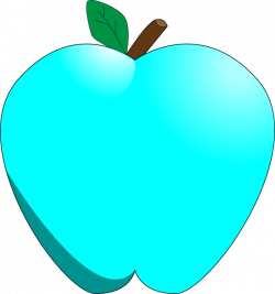 Blue Apple Clip Art at Clker.com - vector clip art online, royalty ...