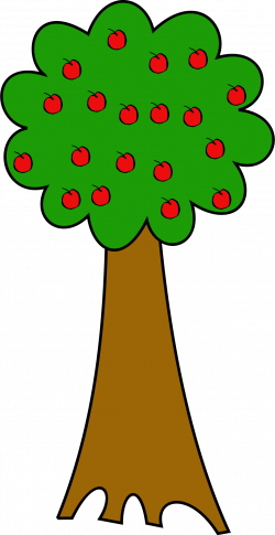 Clipart - apple tree
