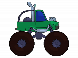 Monster Truck Cartoon Png Clipart Picture Side View - Clipartly ...