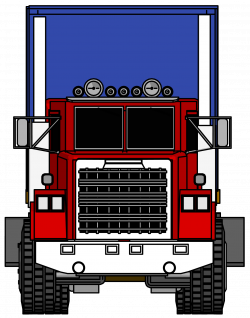 Industrial Truck Big Truck Clipart Png Image Front View - Clipartly ...