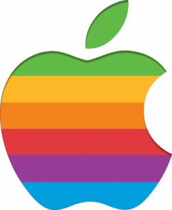 Apple Retro Logo transparent PNG - StickPNG