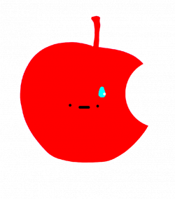 Rainbow Apple Getting Eaten | Find, Make & Share Gfycat GIFs