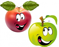Fruit Smiley Cartoon Clip art - Smiling apple 1024*827 transprent ...
