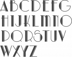 Pix For > Art Deco Lettering | Fonts | Pinterest | Art deco ...