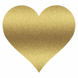 Gold Glitter Heart PNG Transparent Gold Glitter Heart.PNG Images ...