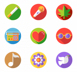 27 hippie icon packs - Vector icon packs - SVG, PSD, PNG, EPS & Icon ...