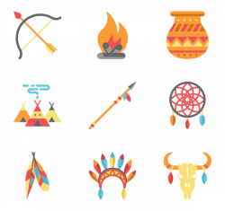 28 native american icon packs - Vector icon packs - SVG, PSD, PNG ...