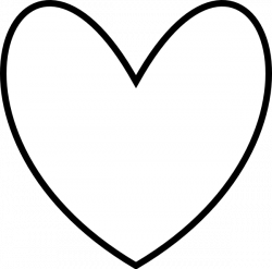 Bold Heart Outline 3 Clip Art at Clker.com - vector clip art online ...