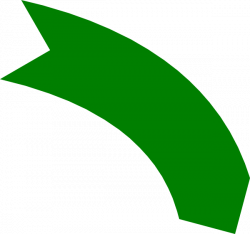 Green Arrow Curve Clip Art at Clker.com - vector clip art online ...