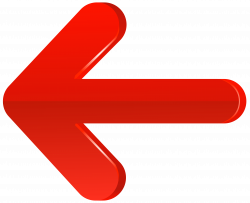 Arrow Left Red PNG Transparent Clip Art Image | Gallery ...