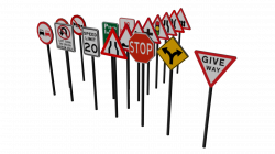 Traffic signboard by fiveaxiomsinc | 3DOcean
