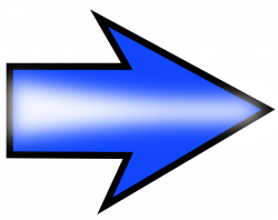 Public Domain Clip Art Image | Illustration of a blue right arrow ...