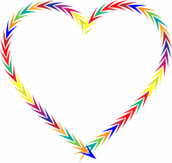 Clipart - Colorful Arrows Heart