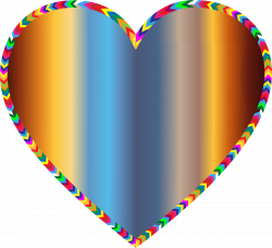 Clipart - Multicolored Arrows Heart Filled 5