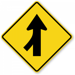 MUTCD Merge Signs | Left Merge Signs | Right Merge Signs
