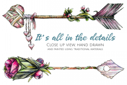 Boho Arrows Hand Drawn Clipart Set by JessicaOxleyAI | TheHungryJPEG.com