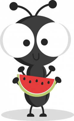 Mmmmm....I really like watermelon. Do you want a bite? | ~~~ Ants on ...