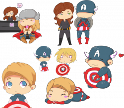 Mighty Cute Avengers: The Most Adorable Avengers Fan Art Ever ...