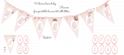 Welcome Home Baby-Girl Banner | Pinterest | Blank banner, Free ...