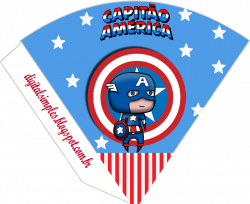 Captain America Baby: Free Printable Kit. - Oh My Fiesta! for Geeks