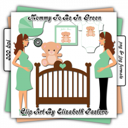 Mommy To Be In Green Clip Art | Share Your Craft | Pinterest | Clip ...