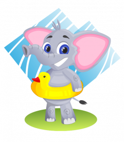 Baby elephant free to use clip art - Clipartix