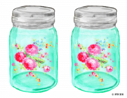 Shabby Chic Mason Ball Jar - Free Pretty Things For You